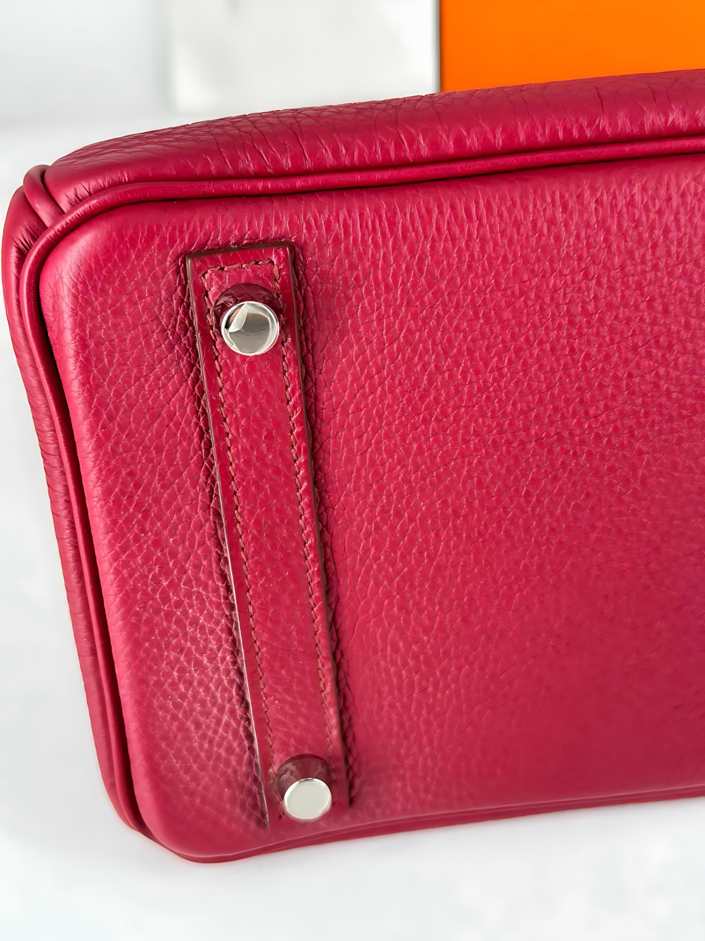 Hermes Birkin 30 Rouge Palladium Square N 2010