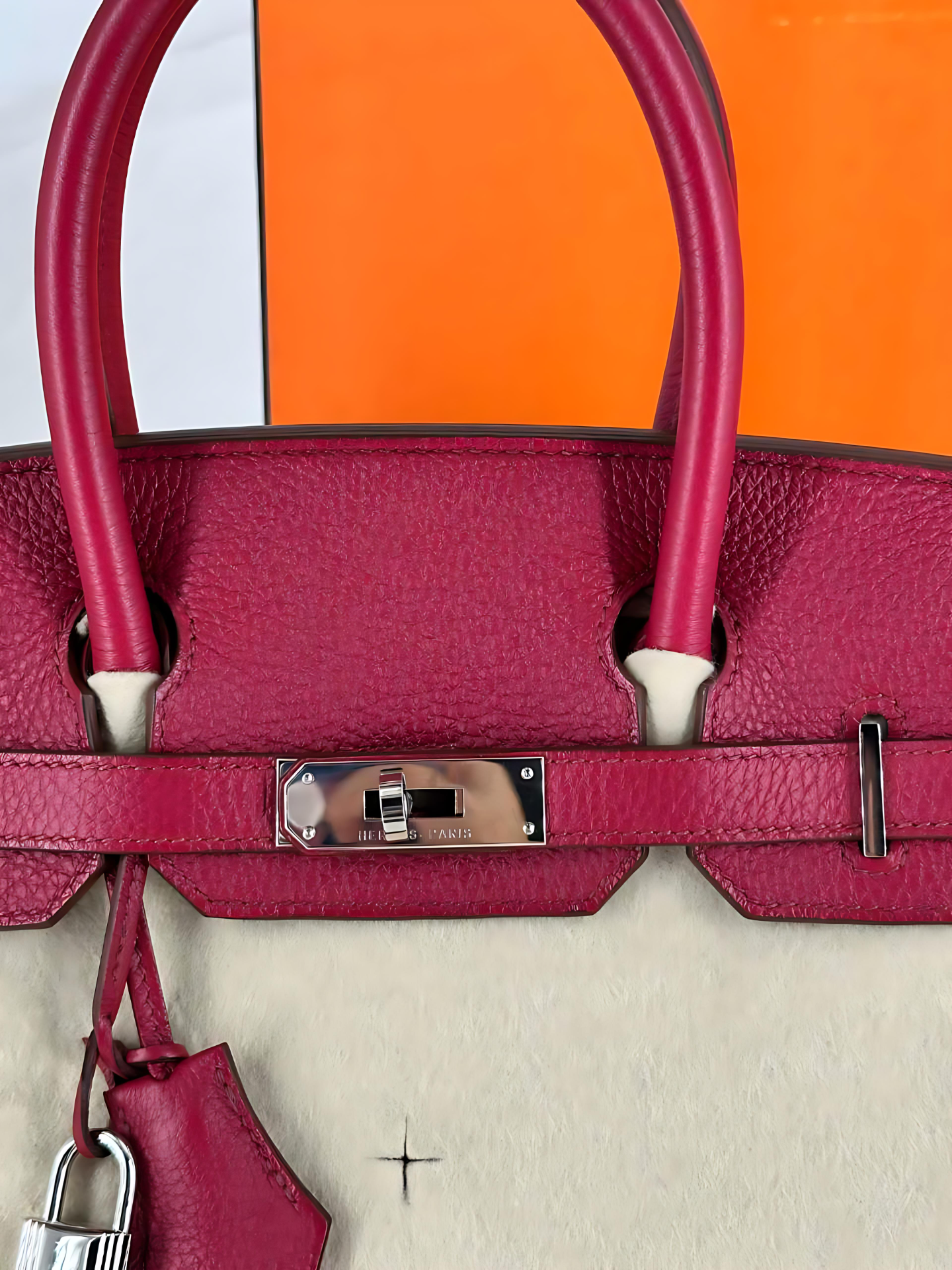 Hermes Birkin 30 Rouge Palladium Square N 2010