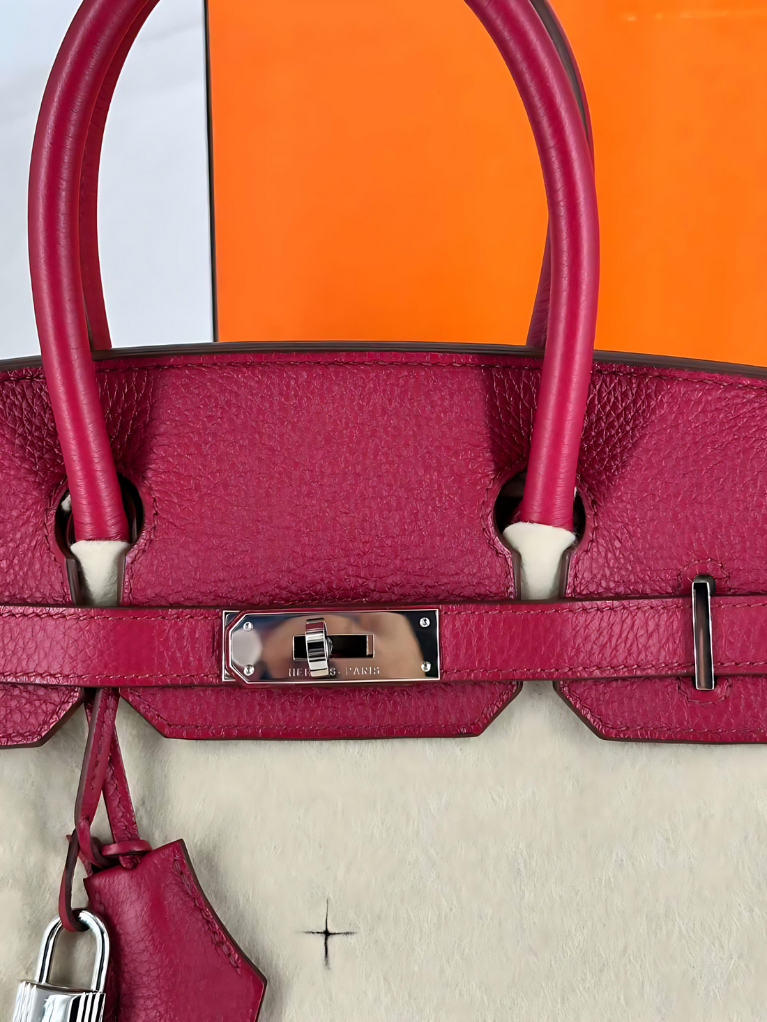 Hermes Birkin 30 Rouge Palladium Square N 2010