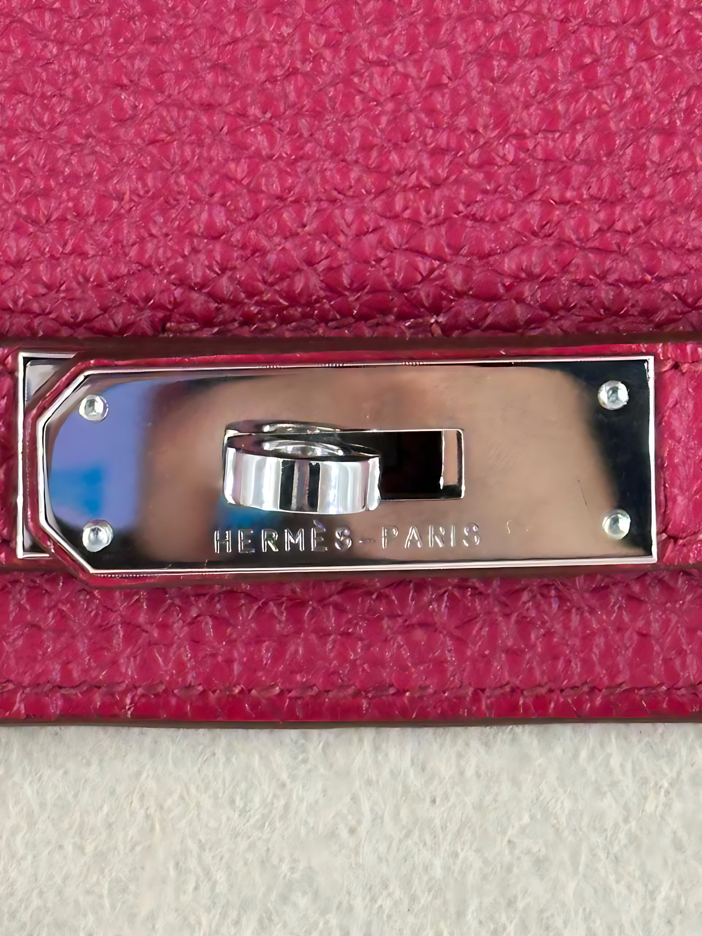 Hermes Birkin 30 Rouge Palladium Square N 2010