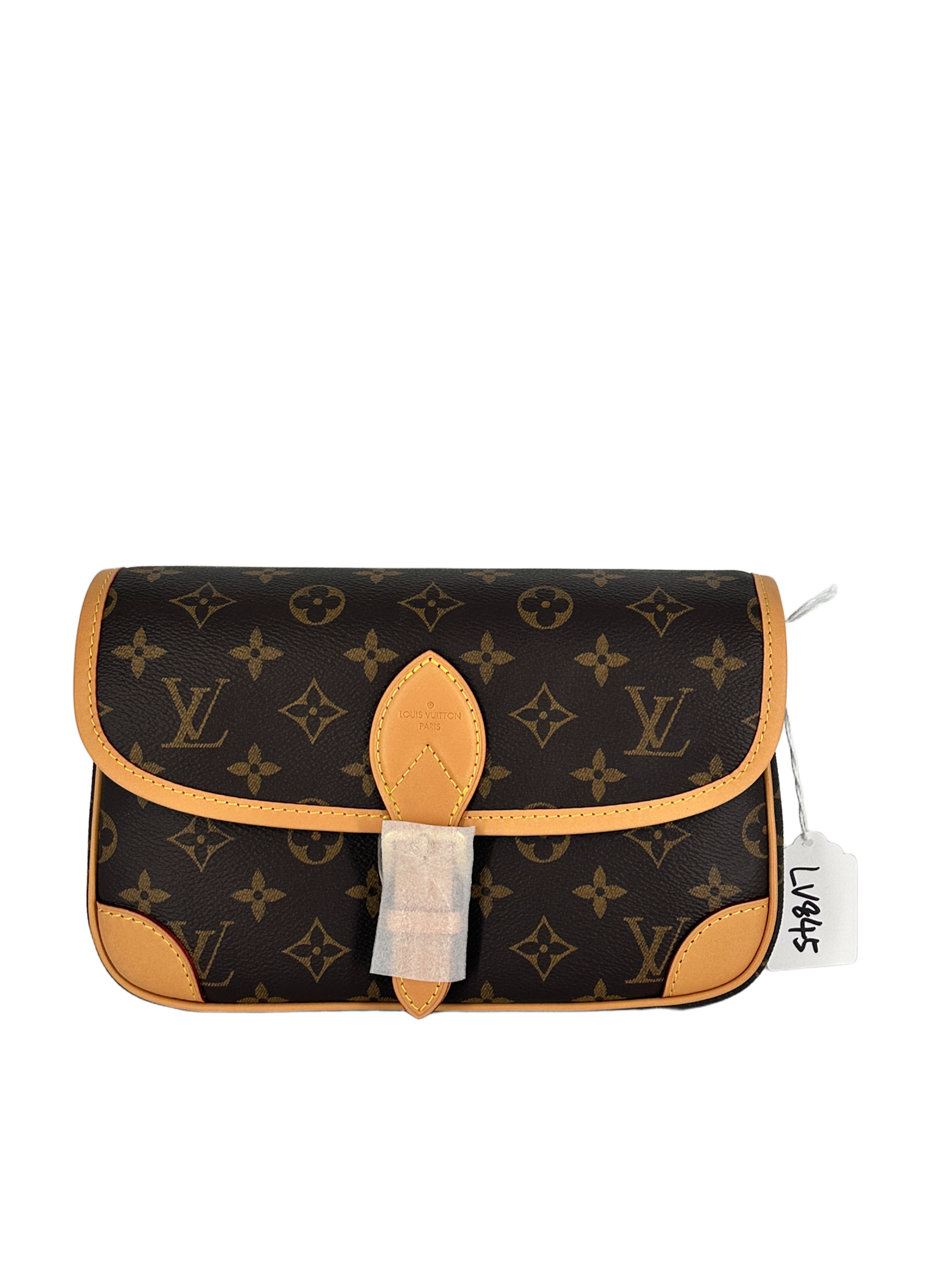 Louis Vuitton Diane Black Monogram Fullset 2025 microchipped