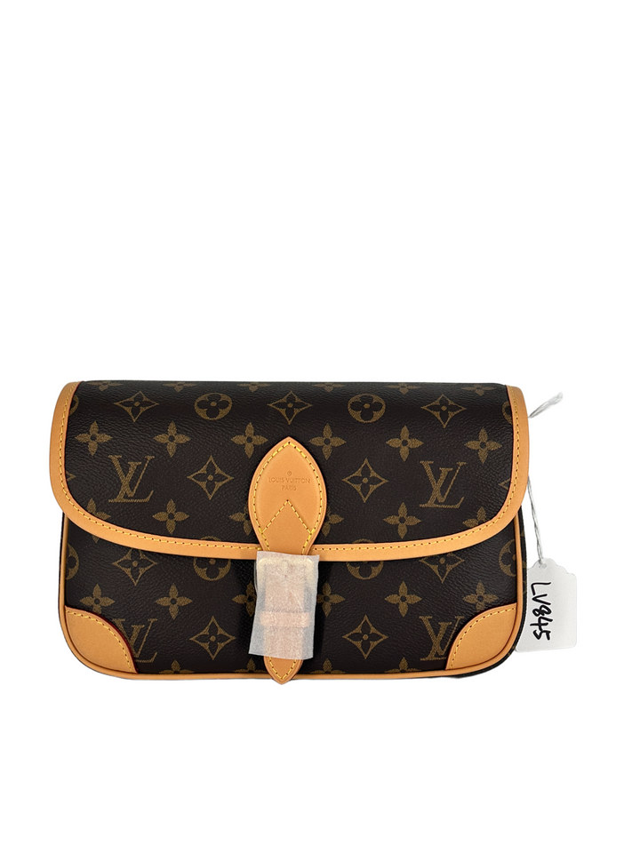 Louis Vuitton Diane Black Monogram Fullset 2025 microchipped