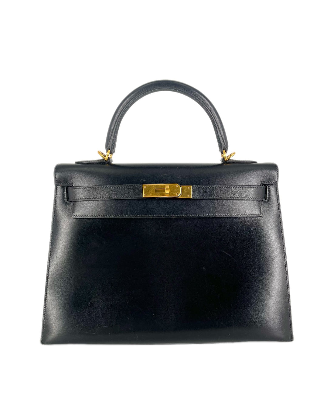 Hermes Kelly 32 Box Black Year 2004 HR15