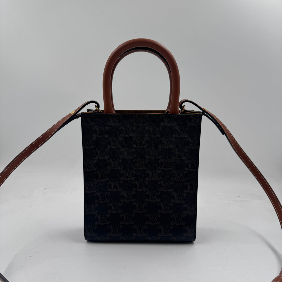 Celine Mini Vertical Cabas in Triomphe