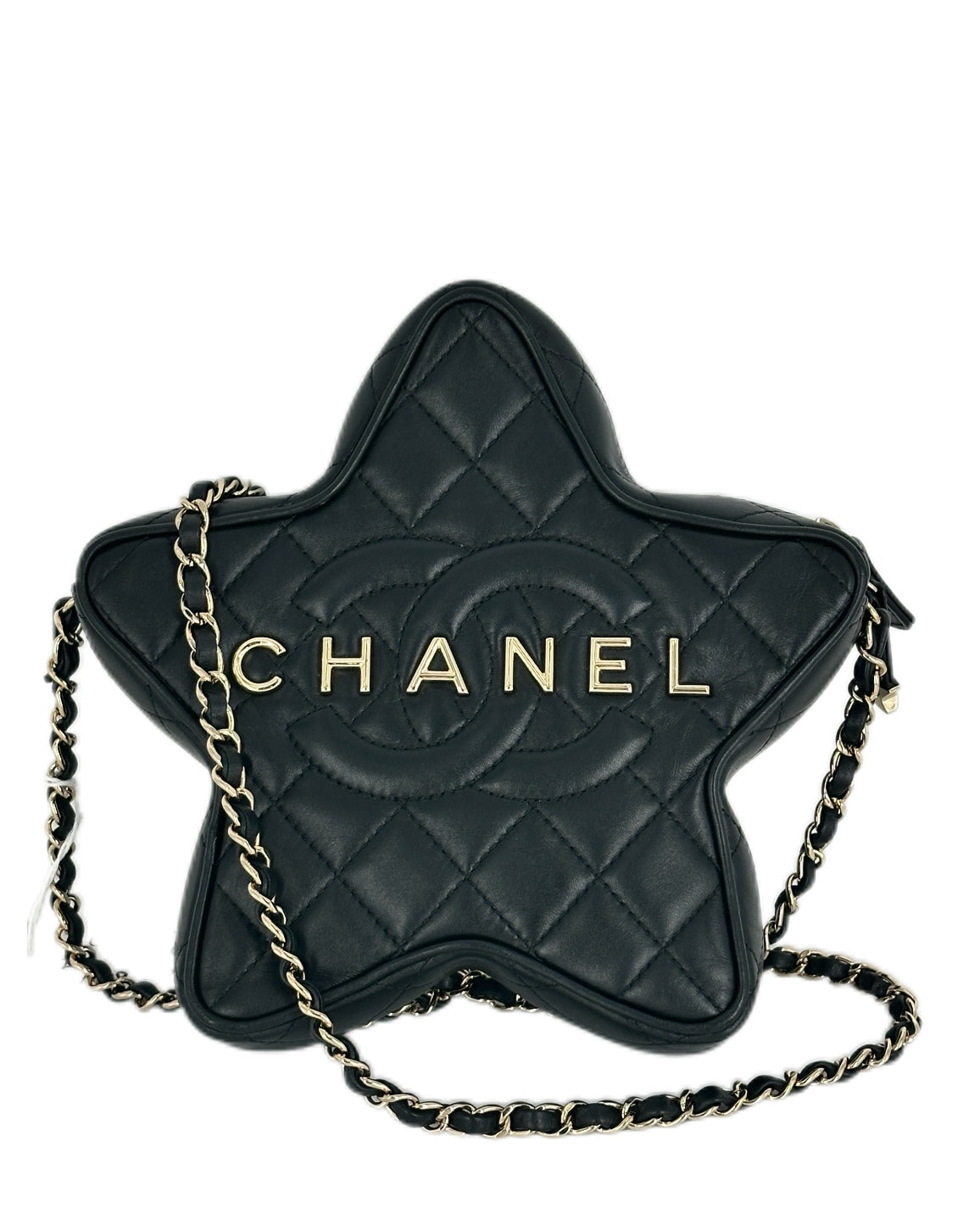 Chanel 24C Cruise Collection Walk of Fame Star Bag Black Microchipped 2024