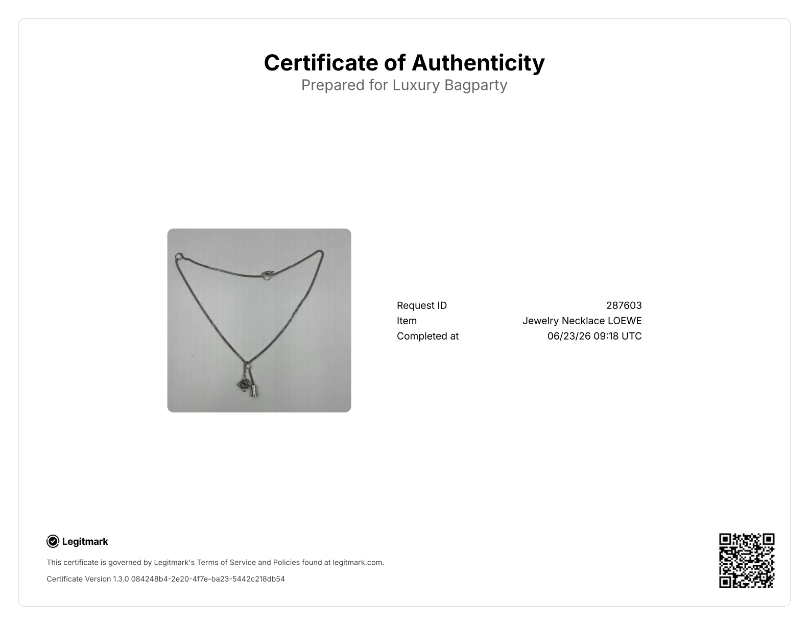 Loewe Necklace LWN01