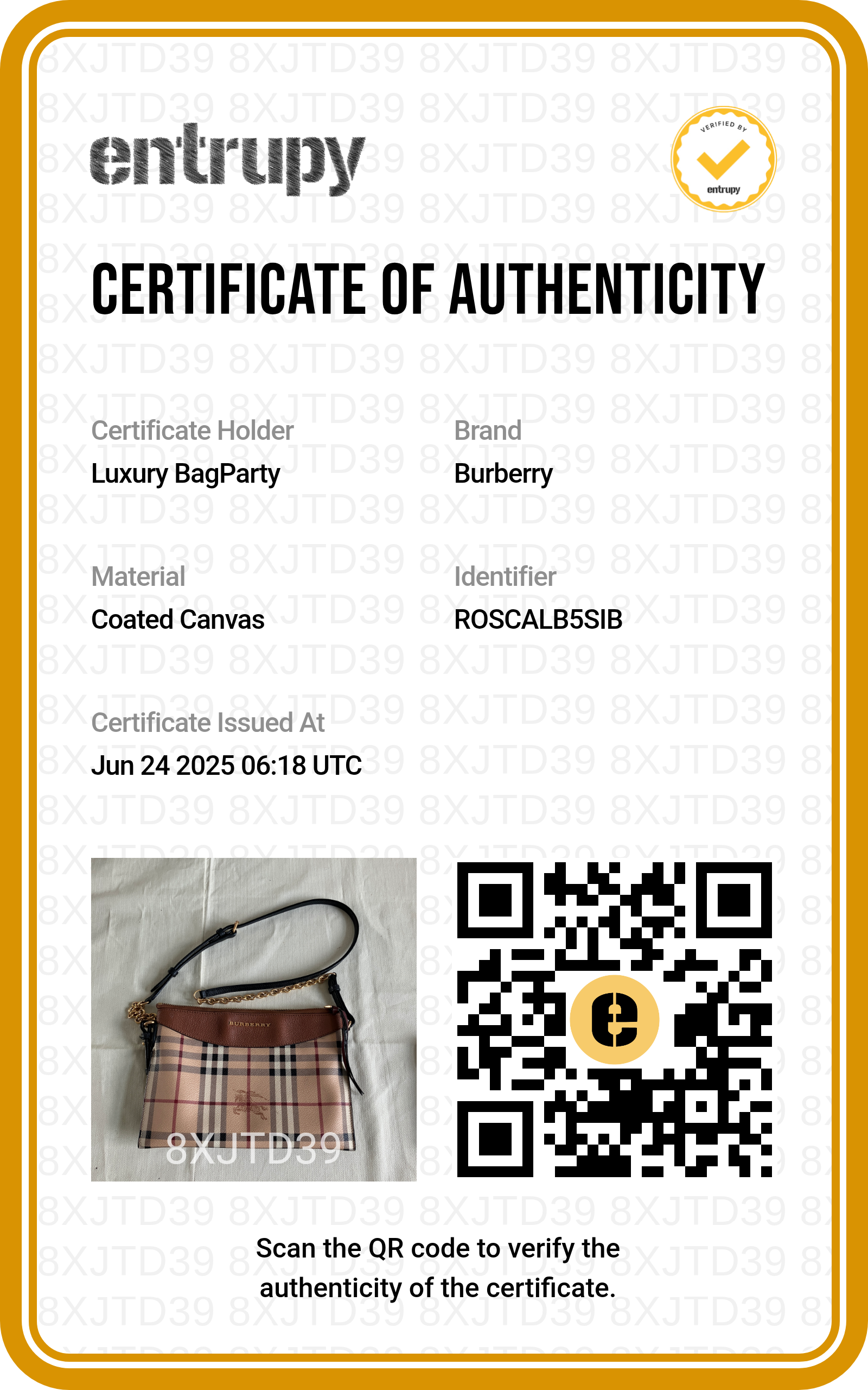 Burberry Horseferry Check and Leather Mini Shoulder Bag With Chain