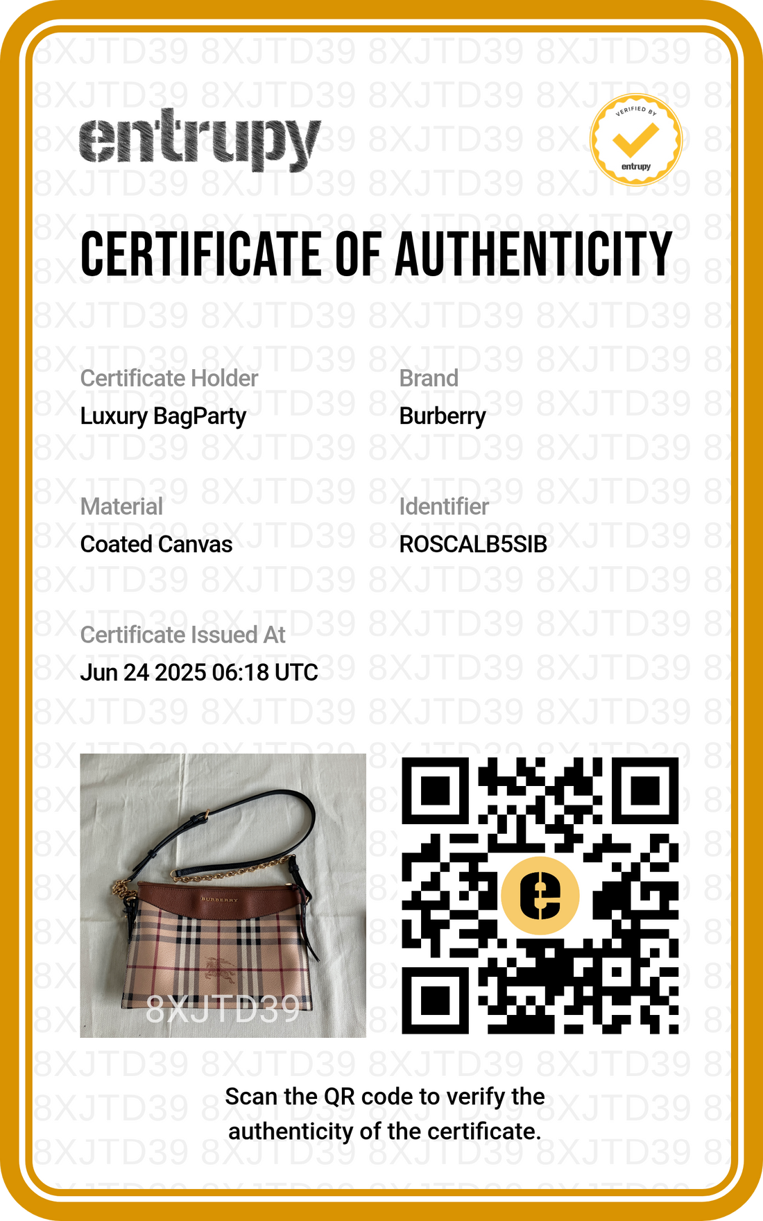 Burberry Horseferry Check and Leather Mini Shoulder Bag With Chain