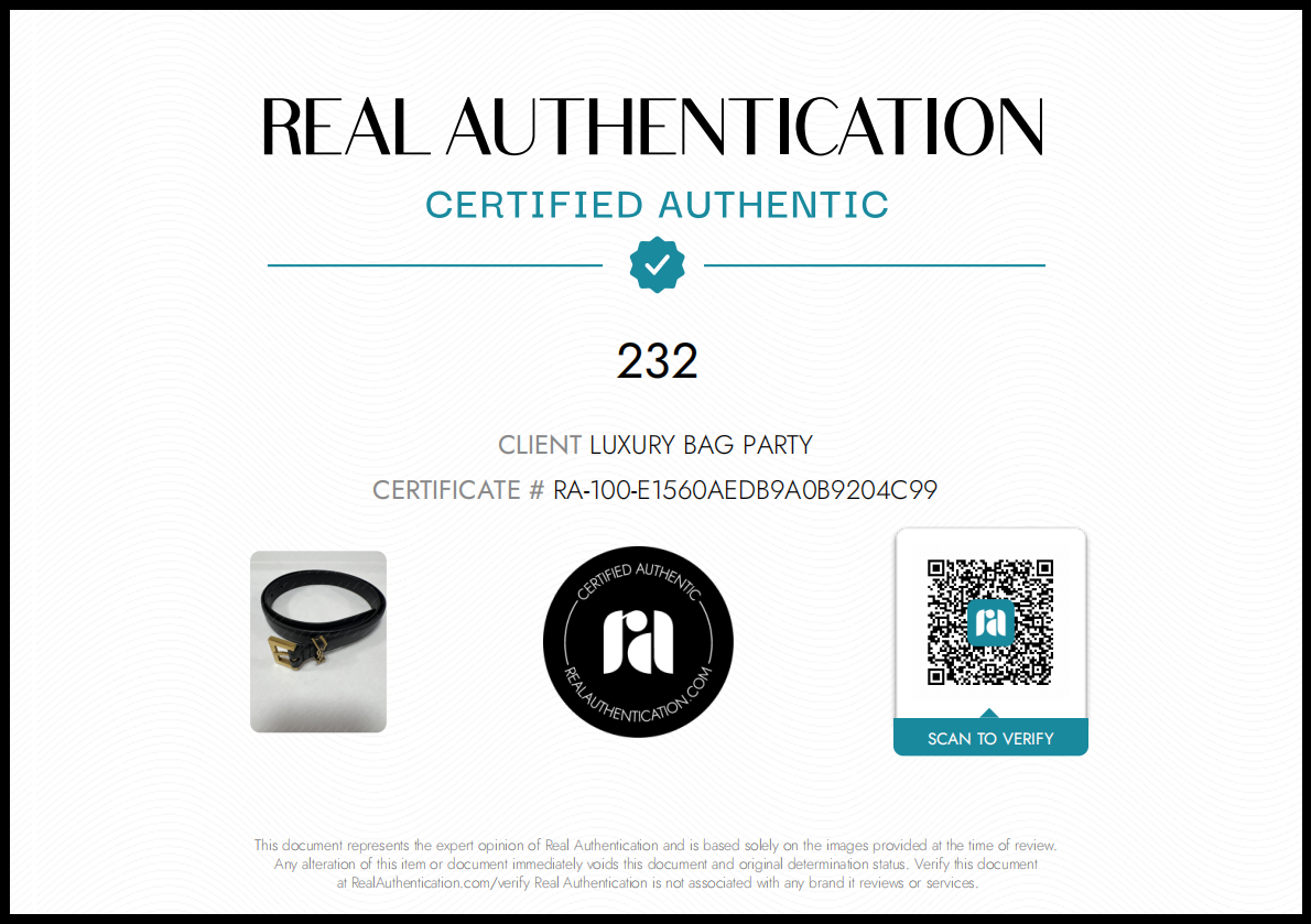 Saint Laurent Monogram Buckle Belt 80cm SLP01