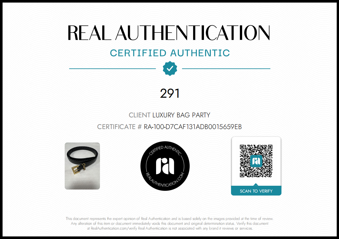 Saint Laurent Monogram Buckle Belt 90cm SLP01