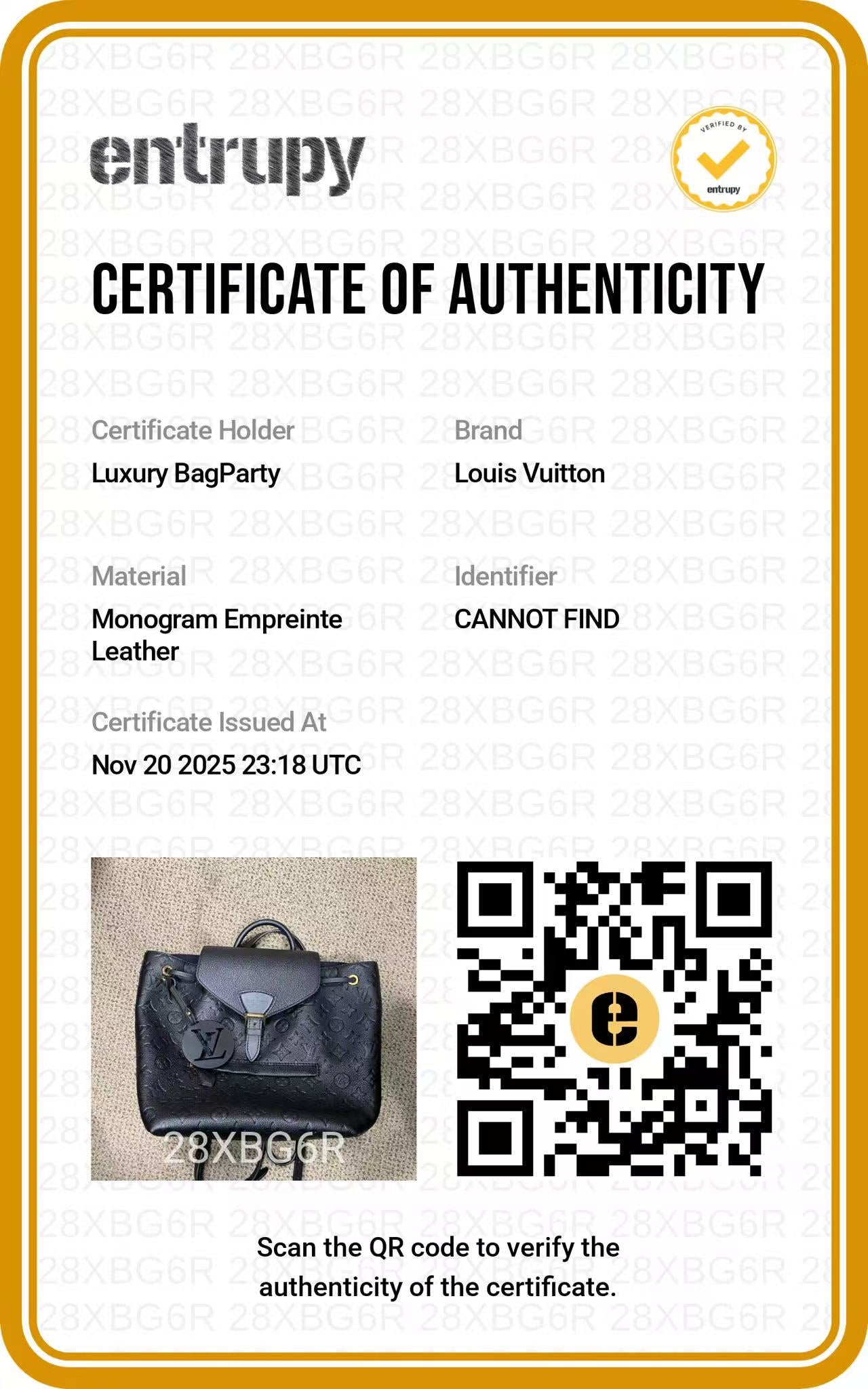 Louis Vuitton Monogram Montsouris Backpack Black LV1312NA