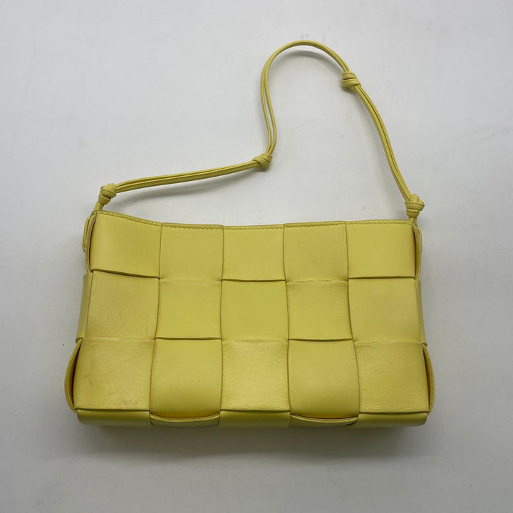 Bottega Veneta Cassette Pouch W/ Strap Yellow BV38SP
