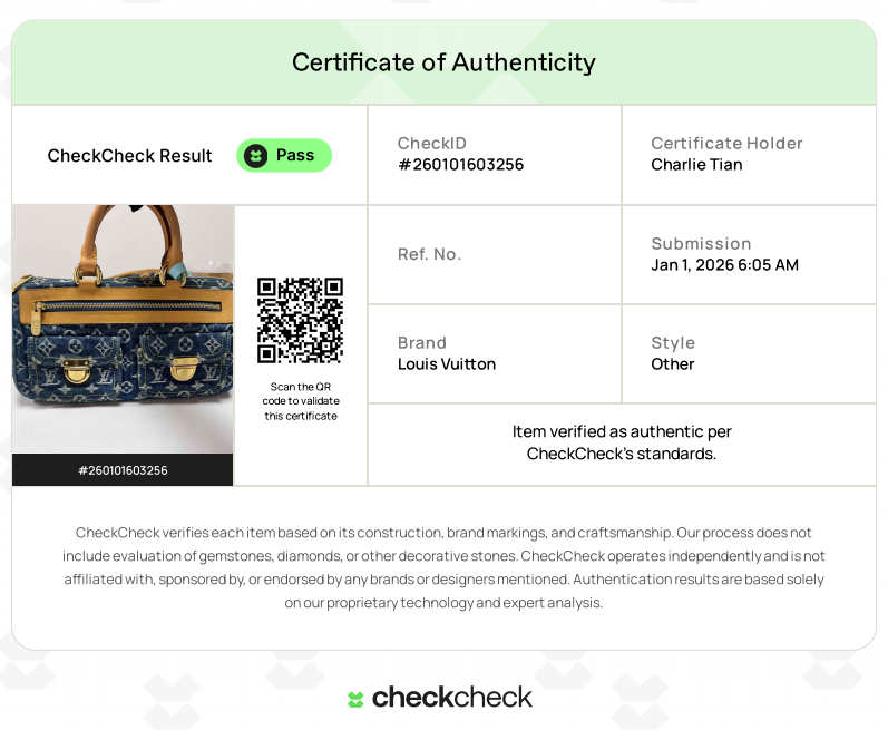 Louis Vuitton  Neo Speedy Blue Monogram Denim Handbag G005