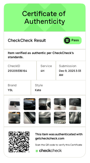 YSL Kate Crocodile Embossed Leather Small Size Chain Bag with a Silver-Tone Tassel  SL144