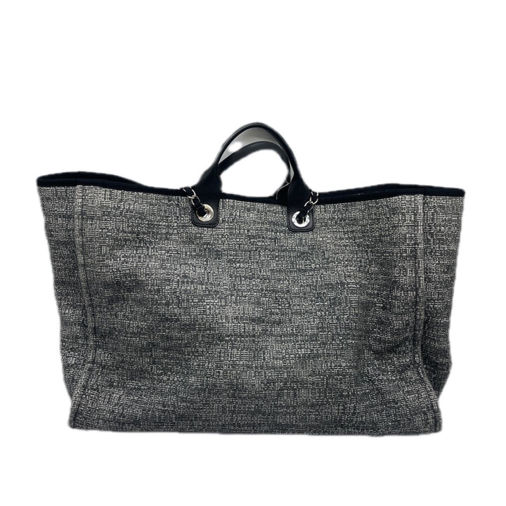 Chanel Canvas Large Deauville Tote Grey (25***23) CC641