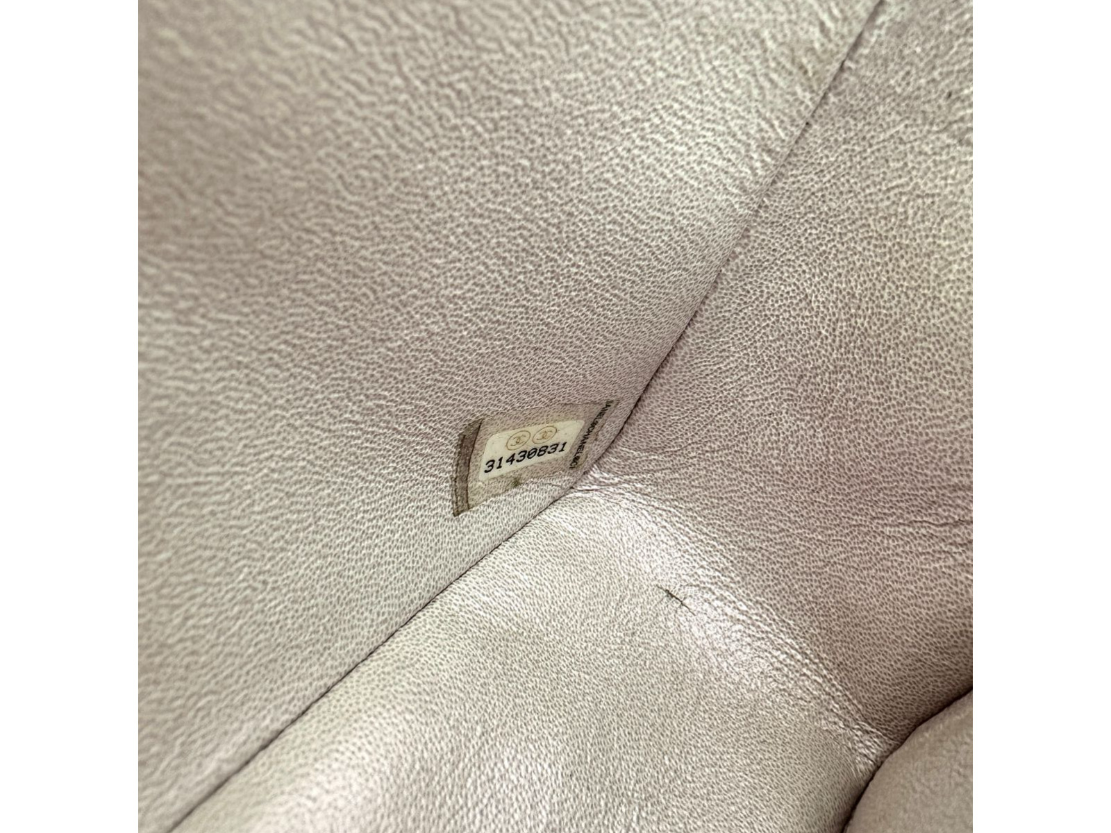 Chanel Classic Flap White Quilted Lambskin Top Handle Shoulder Bag(31***31) CC2207