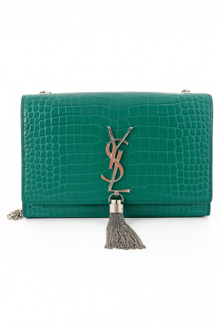 Saint Laurent Embossed Leather Kate